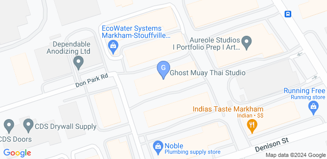 Map to Ghost Muay Thai Studio 